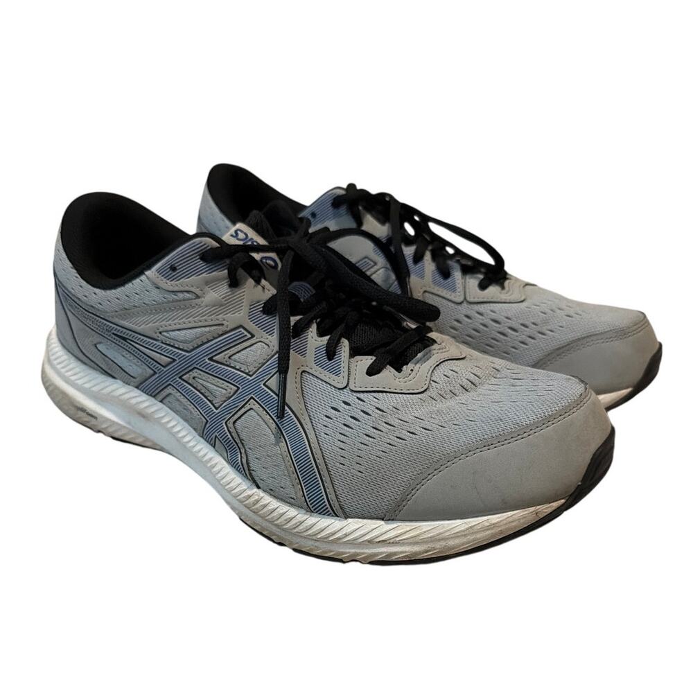 ASICS GEL-Contend 8 Men’s Running Shoes Piedmont Grey/Blue Size 13